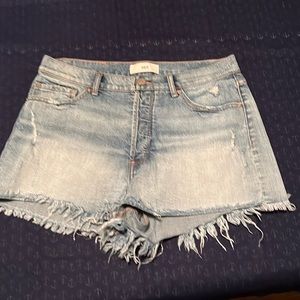 BKE Jean Shorts  raw hem distressed size 29